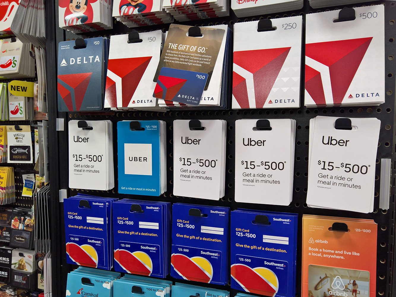 Save money by buying airline gift cards at the grocery store